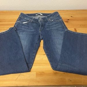 Levis 529 Curvy Bootcut Jeans Womens Blue Stretch Denim Size 12 M 31 X 32